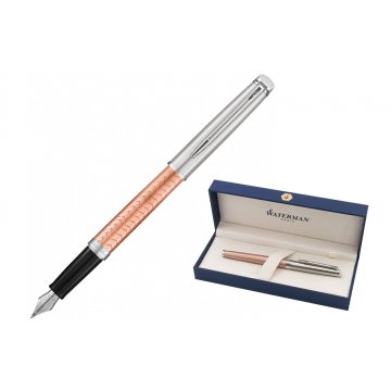 Ewiges Füllfederhalter WATERMAN HEMISPHERE Deluxe Rose Wave CT - WAT033