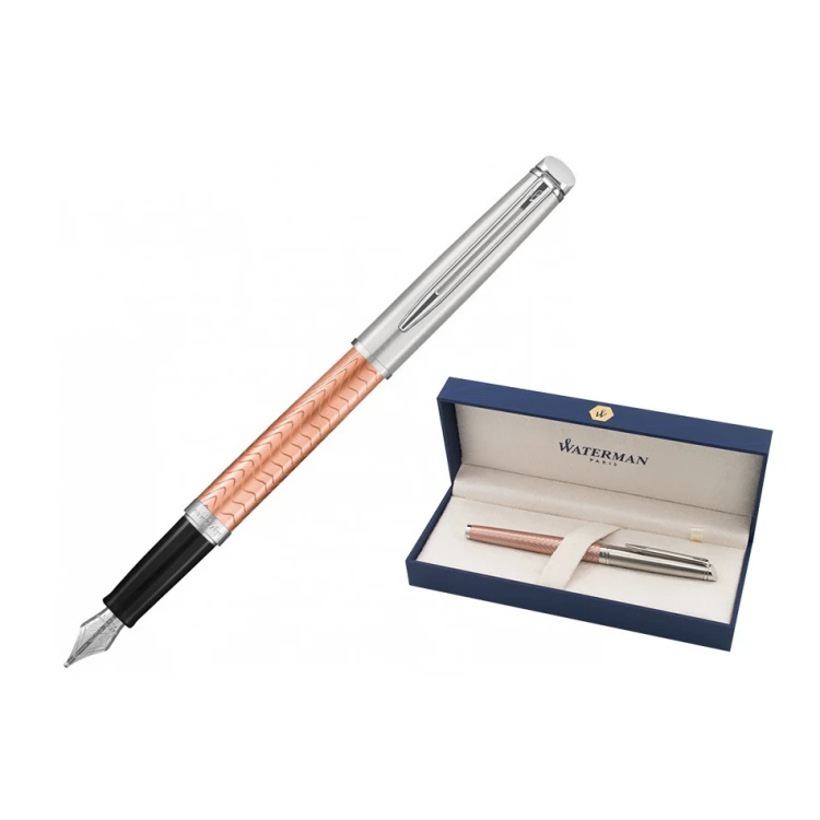 Ewiges Füllfederhalter WATERMAN HEMISPHERE Deluxe Rose Wave CT - WAT033