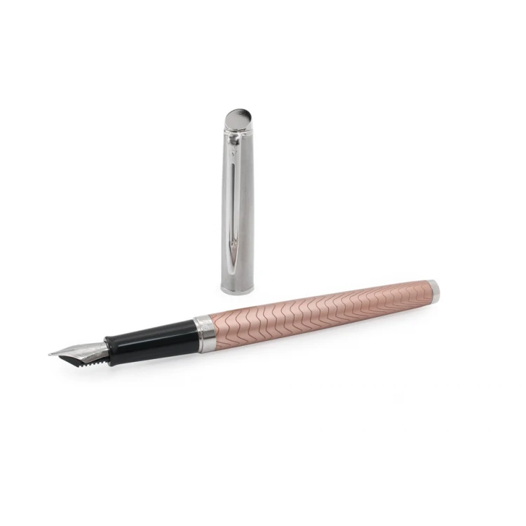 Ewiges Füllfederhalter WATERMAN HEMISPHERE Deluxe Rose Wave CT - WAT033
