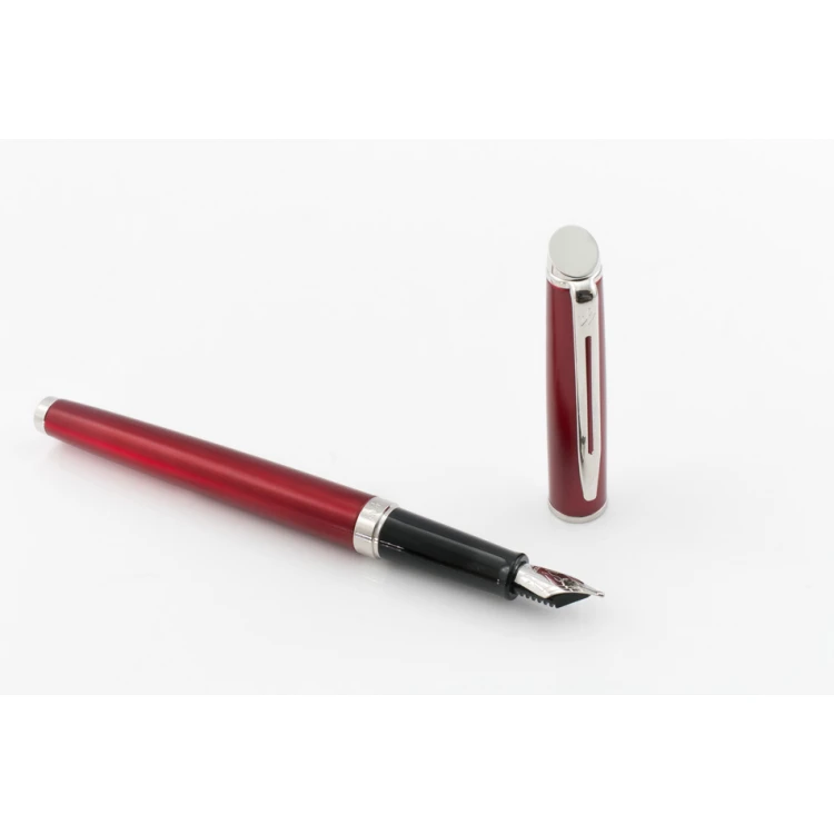 Ewiges Füllfederhalter WATERMAN HEMISPHERE - rote Lack CT - WAT012