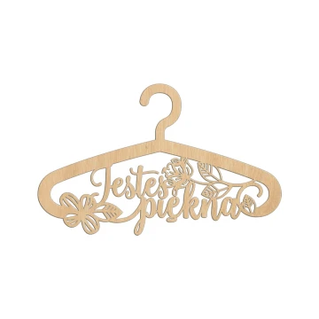 Hochzeitsbügel - Du bist schön - Lasergeschnitten - WIS004