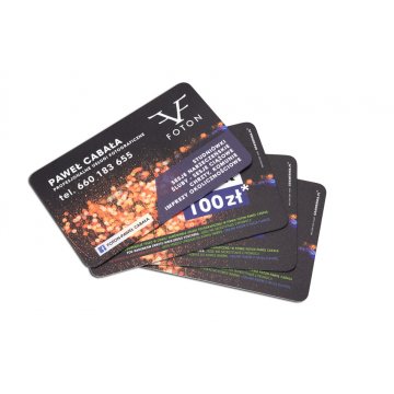 Kunststoffkarte - PVC-Material 0,7mm - UV-Farbdruck - WZ037
