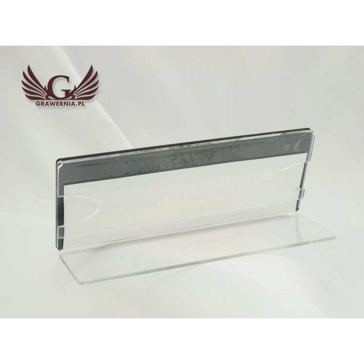 Visitenkartenhalter Exclusive Gold - 160x60mm - Acryl Modell PR008