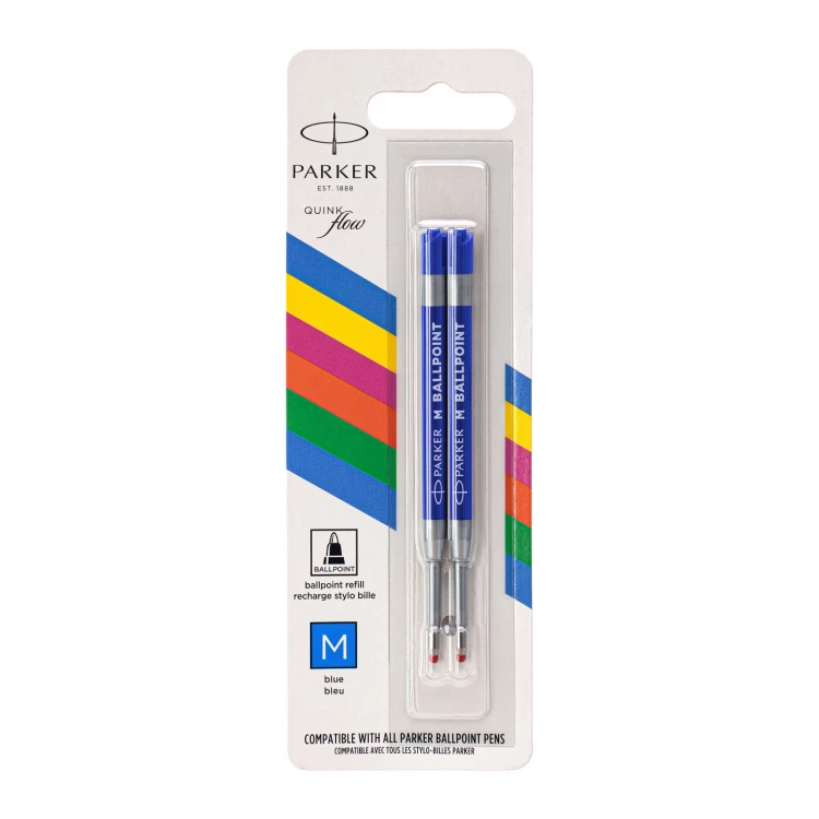 Parker QUINKFLOW Economy Kugelschreibermine - Größe M (medium) - blaue Tinte - WKP010