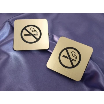Rauchen verboten - Schild 80x80mm