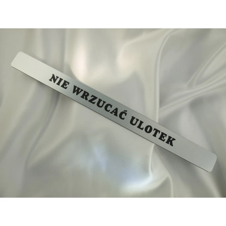 VERBOT VON WERBUNG EINWERFEN - verschiedene Versionen