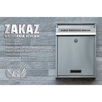 VERBOT VON WERBUNG EINWERFEN - verschiedene Versionen