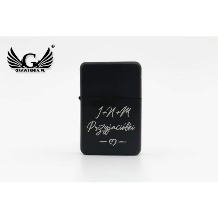 Feuerzeug Tasman Black Spray - TAS003