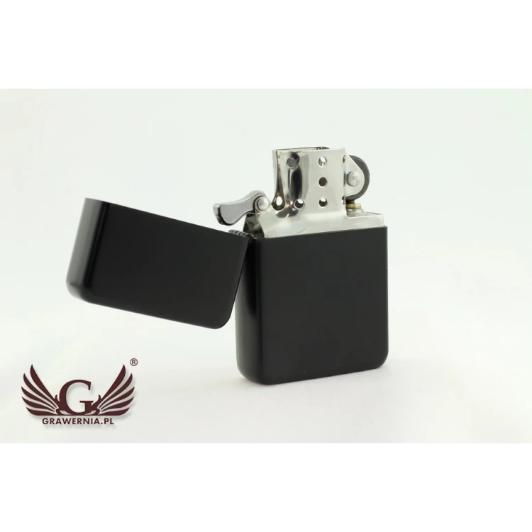Feuerzeug Tasman Black Spray - TAS003