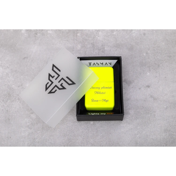 Feuerzeug Tasman Neon Gelb - TAS004