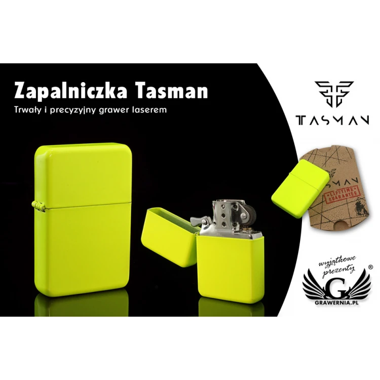 Feuerzeug Tasman Neon Gelb - TAS004