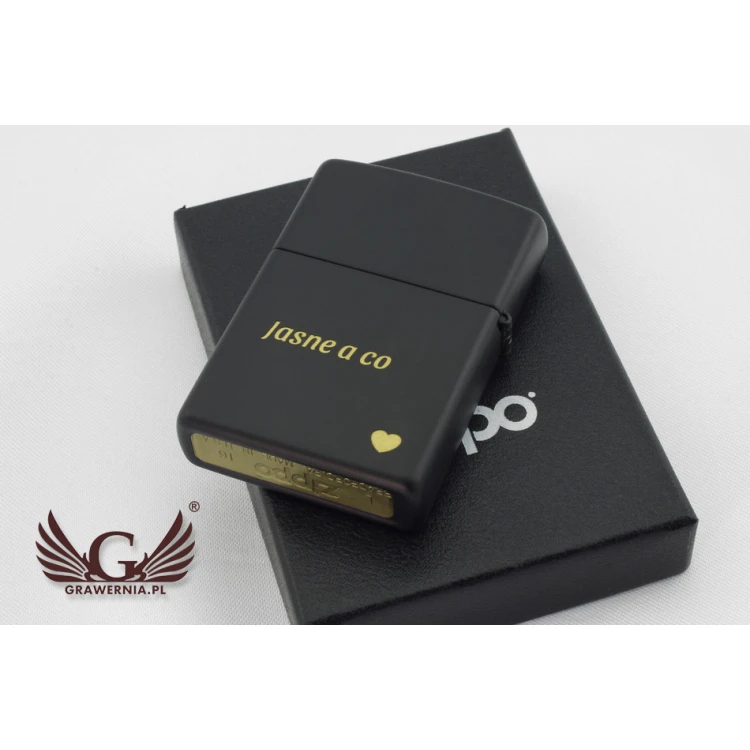 ZIPPO Feuerzeug Black Matte - ZIP030