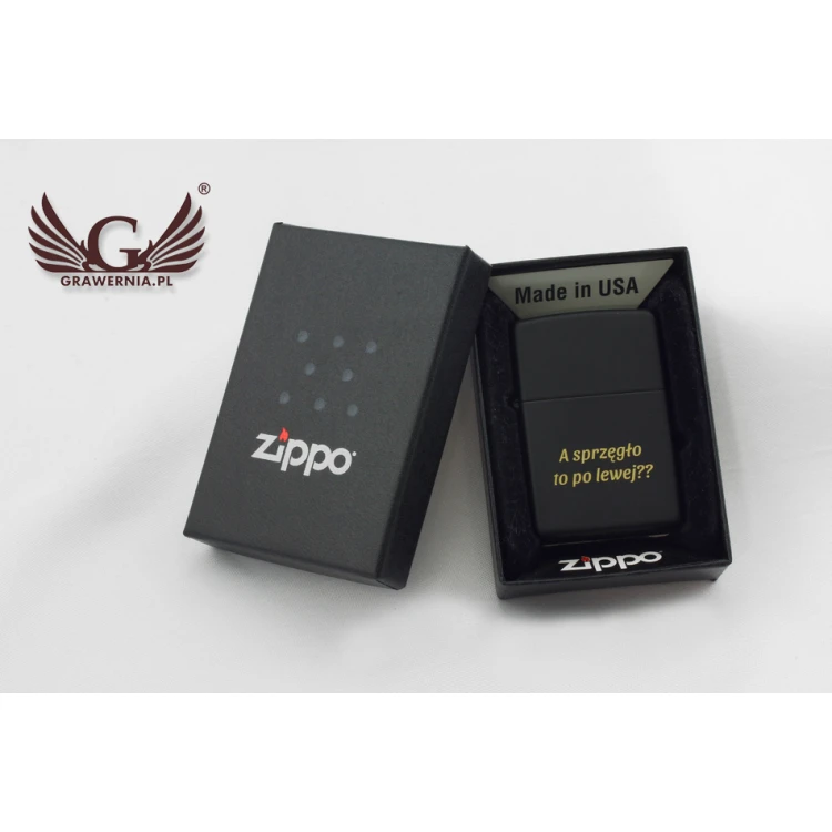 ZIPPO Feuerzeug Black Matte - ZIP030