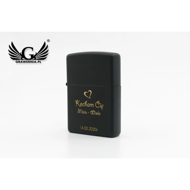 ZIPPO Feuerzeug Black Matte - ZIP030