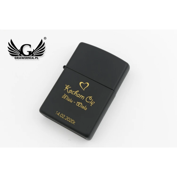 ZIPPO Feuerzeug Black Matte - ZIP030