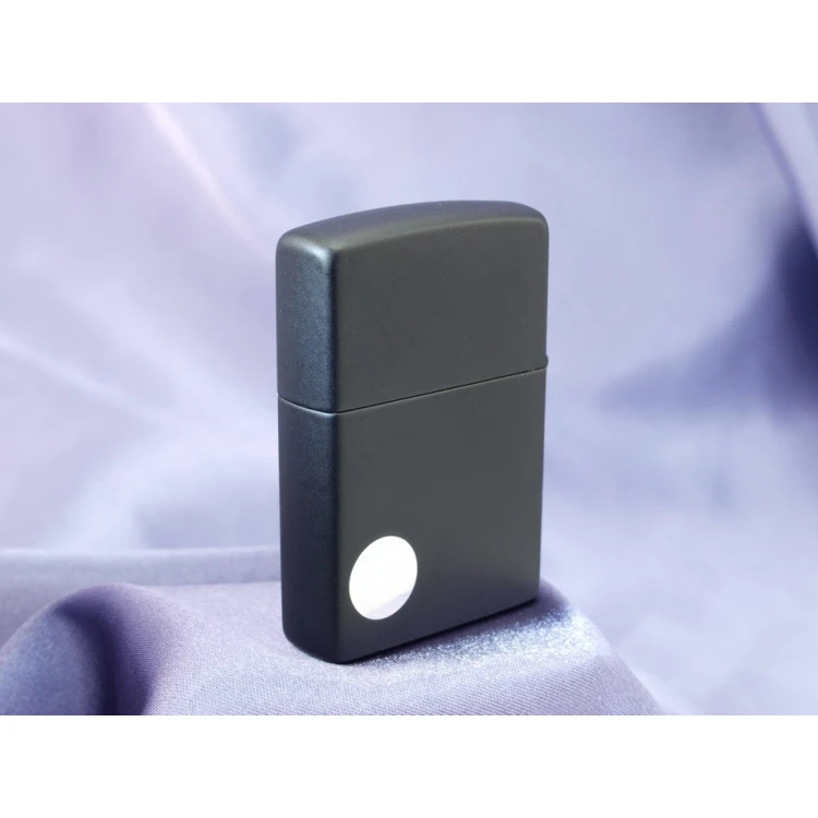 ZIPPO Feuerzeug Black Matte Logo - ZIP056