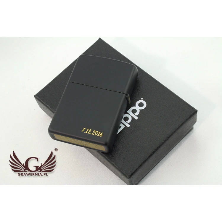 ZIPPO Feuerzeug Black Matte - ZIP030
