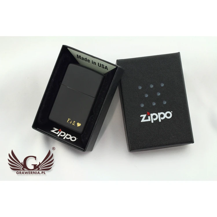 ZIPPO Feuerzeug Black Matte - ZIP030