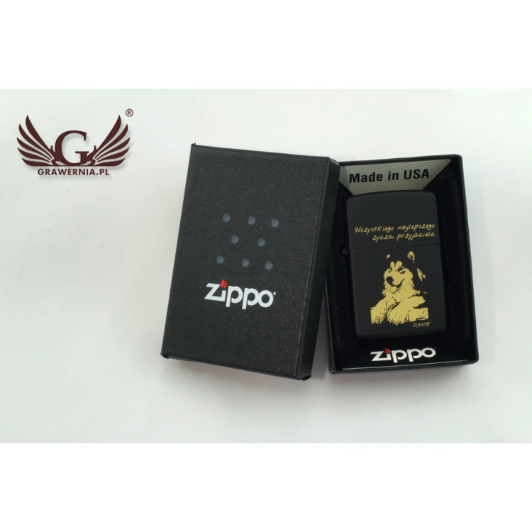 ZIPPO Feuerzeug Black Matte - ZIP030