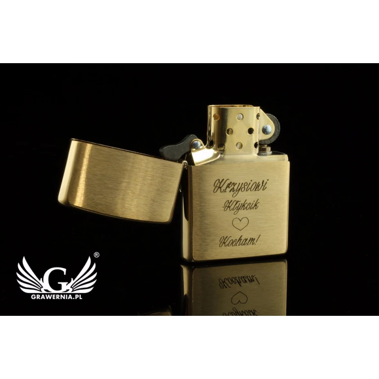 Zippo Feuerzeug Brushed Brass - ZIP053