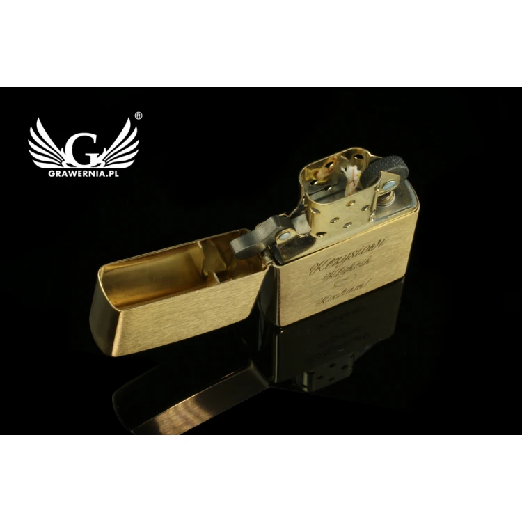Zippo Feuerzeug Brushed Brass - ZIP053