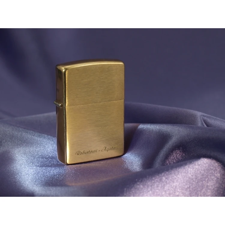 Zippo Feuerzeug Brushed Brass - ZIP053