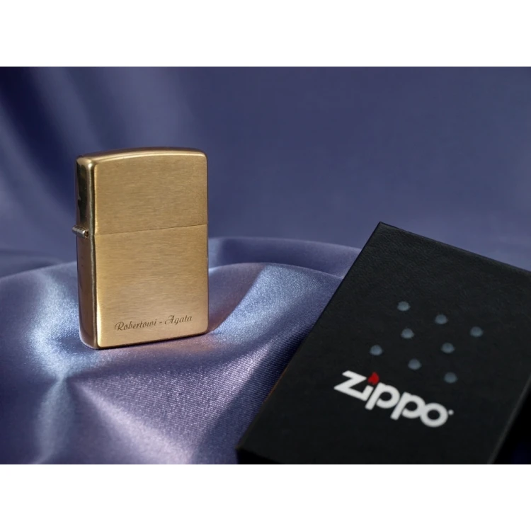 Zippo Feuerzeug Brushed Brass - ZIP053