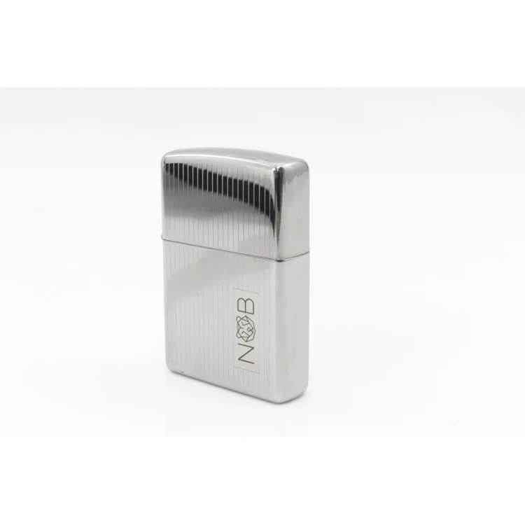 ZIPPO Feuerzeug Engine Turned High Polish Chrome - ZIP013