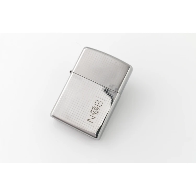 ZIPPO Feuerzeug Engine Turned High Polish Chrome - ZIP013