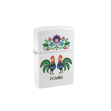 ZIPPO Feuerzeug Folklore Weiß Matt - ZIP006