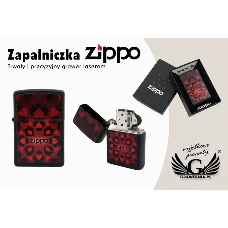 ZIPPO Feuerzeug Heart Spade - ZIP043