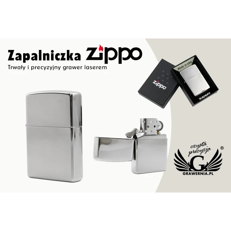 ZIPPO Feuerzeug High Polish Chrome - ZIP057