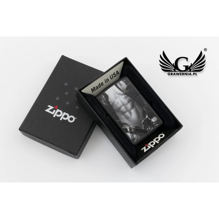 ZIPPO Feuerzeug Man Black Matte - ZIP040