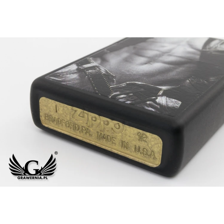 ZIPPO Feuerzeug Man Black Matte - ZIP040