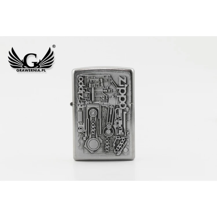 ZIPPO Feuerzeug Maschine Street Chrome - ZIP046