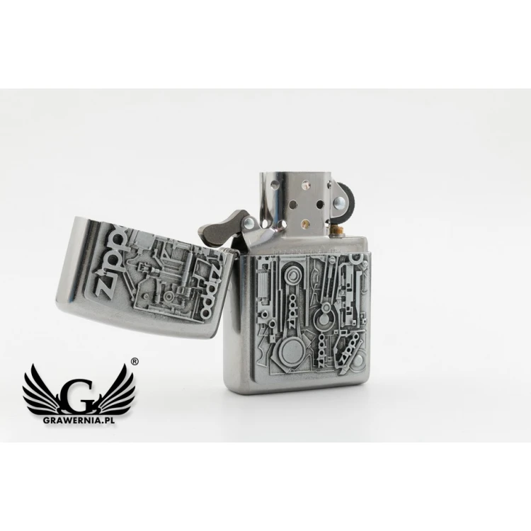 ZIPPO Feuerzeug Maschine Street Chrome - ZIP046
