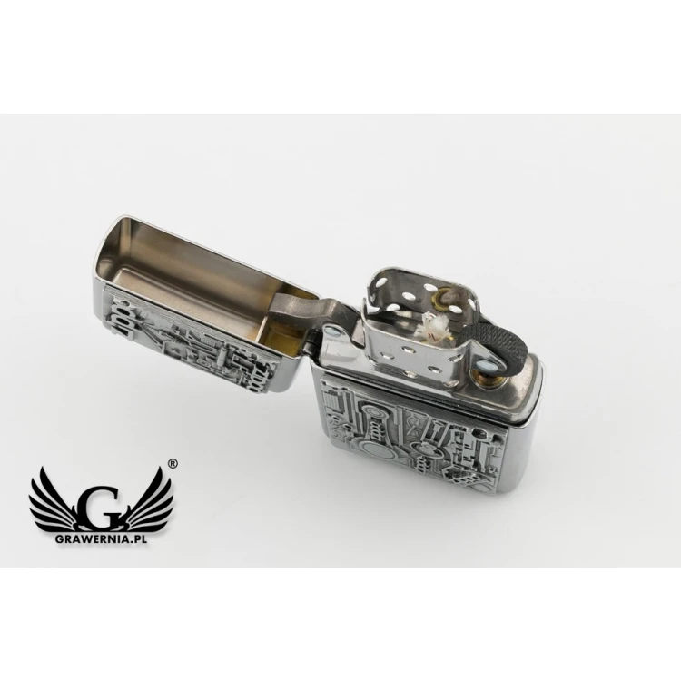 ZIPPO Feuerzeug Maschine Street Chrome - ZIP046