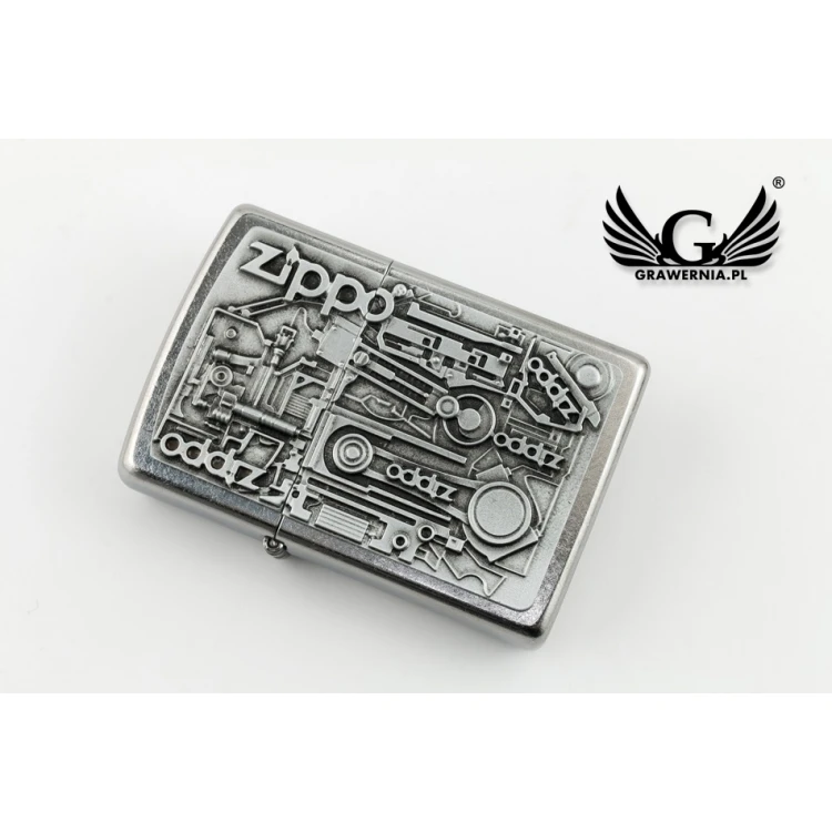 ZIPPO Feuerzeug Maschine Street Chrome - ZIP046