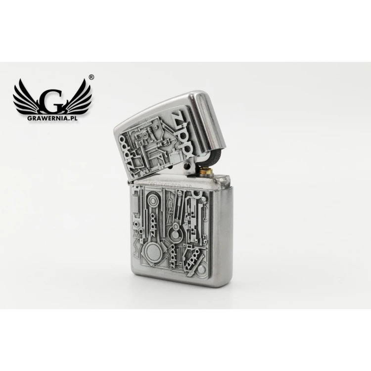 ZIPPO Feuerzeug Maschine Street Chrome - ZIP046