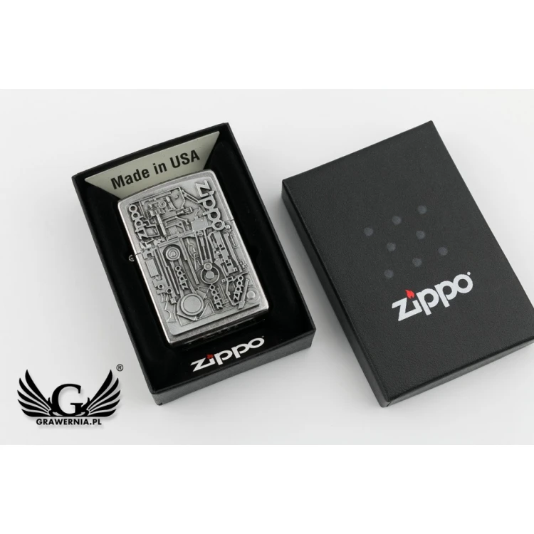 ZIPPO Feuerzeug Maschine Street Chrome - ZIP046