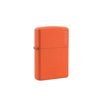 ZIPPO Feuerzeug Orange Matte Logo - ZIP035