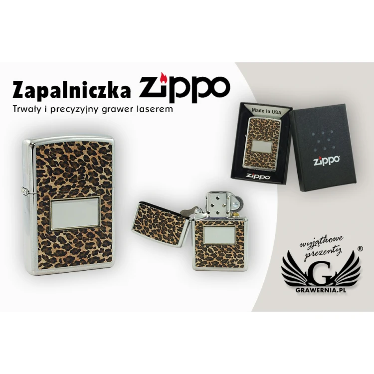 ZIPPO Feuerzeug Panther High Polish Chrome - ZIP023