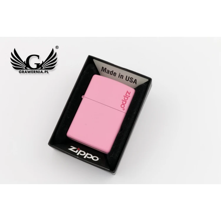 ZIPPO Feuerzeug Pink Matte Zippo Logo - ZIP005
