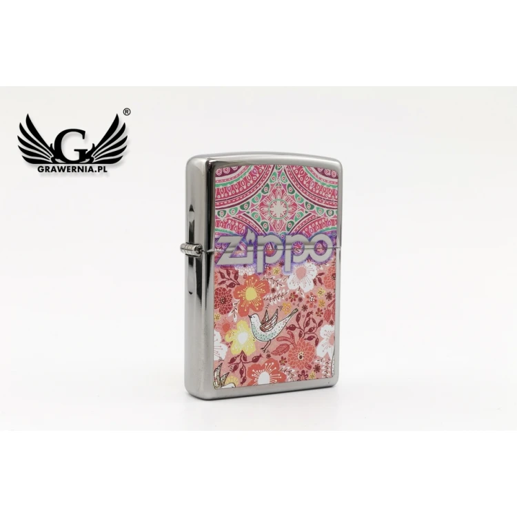 ZIPPO Feuerzeug Rosebird High Polish Chrome - ZIP044