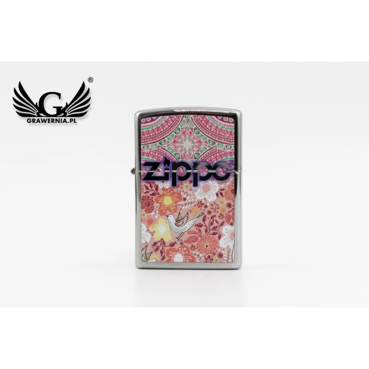ZIPPO Feuerzeug Rosebird High Polish Chrome - ZIP044