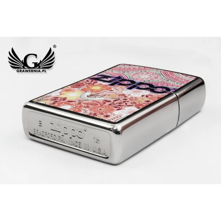 ZIPPO Feuerzeug Rosebird High Polish Chrome - ZIP044