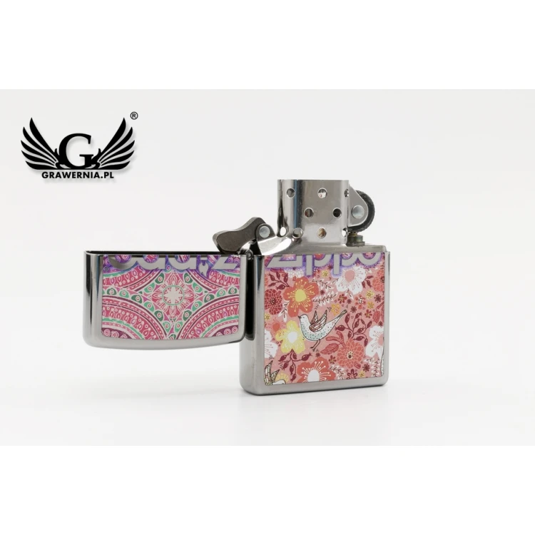 ZIPPO Feuerzeug Rosebird High Polish Chrome - ZIP044