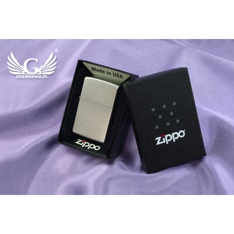 Zippo Feuerzeug Satin Chrome - ZIP024