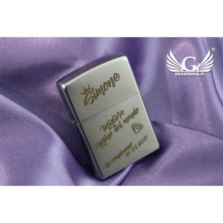 Zippo Feuerzeug Satin Chrome - ZIP024