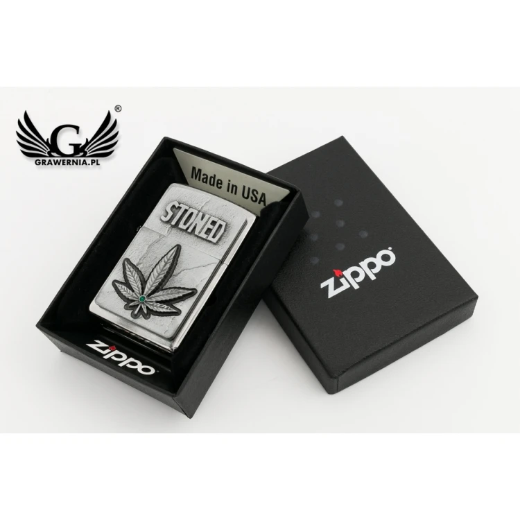 ZIPPO Feuerzeug Stoned - ZIP045